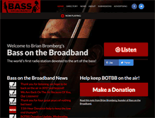 Tablet Screenshot of bassonthebroadband.com